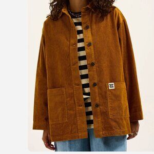 Lucy & Yak Olly Corduroy Mustard Yellow Shacket